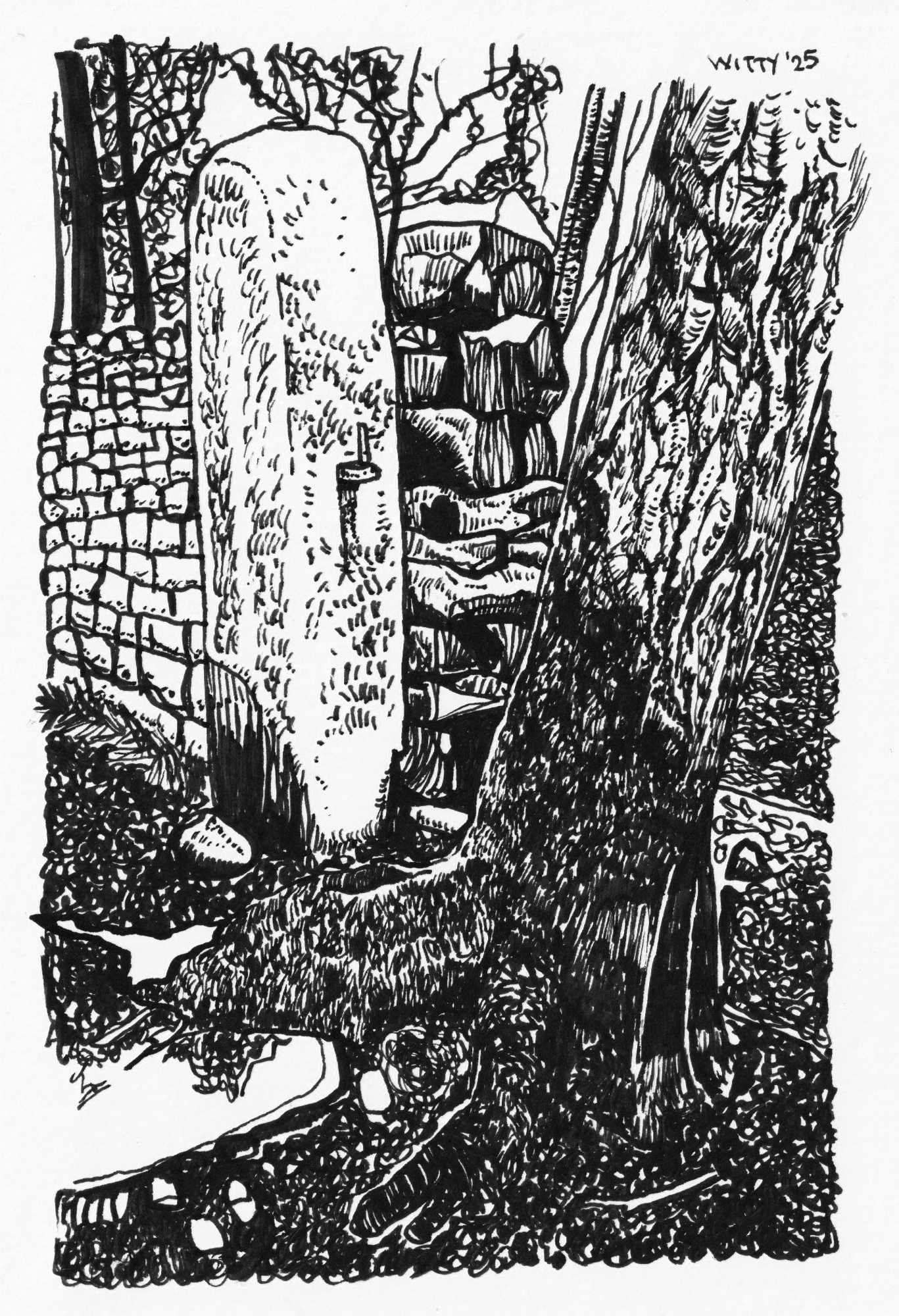 St. Ives Post & Tree - Original
